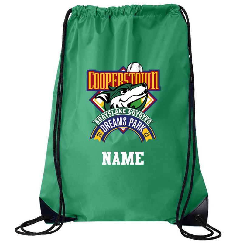 Coyote Player Cinch Bag with Name