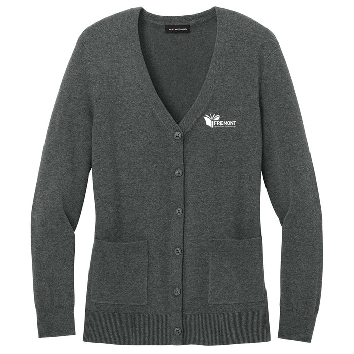 Fremont Ladies Button Up Cardigan w/Pockets