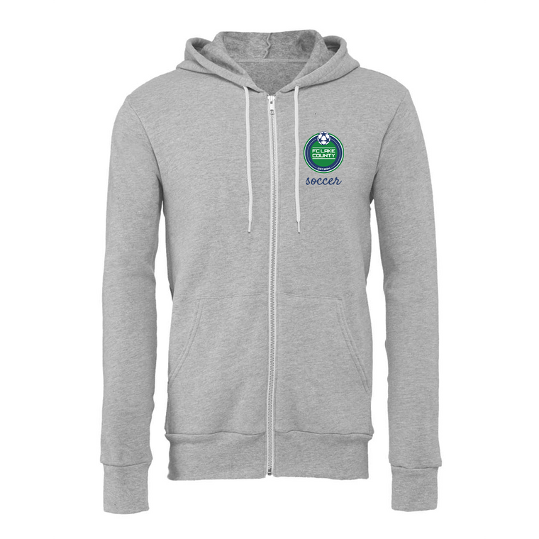 FCLC Custom Left Chest Logo Zip-Up Hoodie