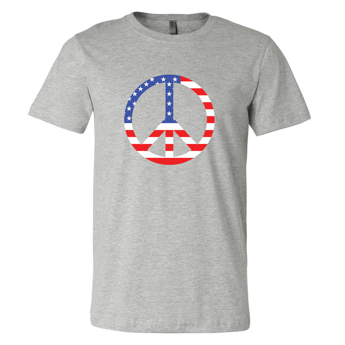 Peace Flag Tshirt- Decorated in USA