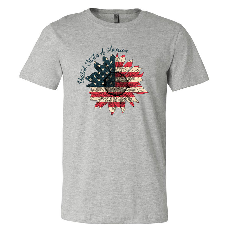 Sunflower Tshirt- Decorated in USA